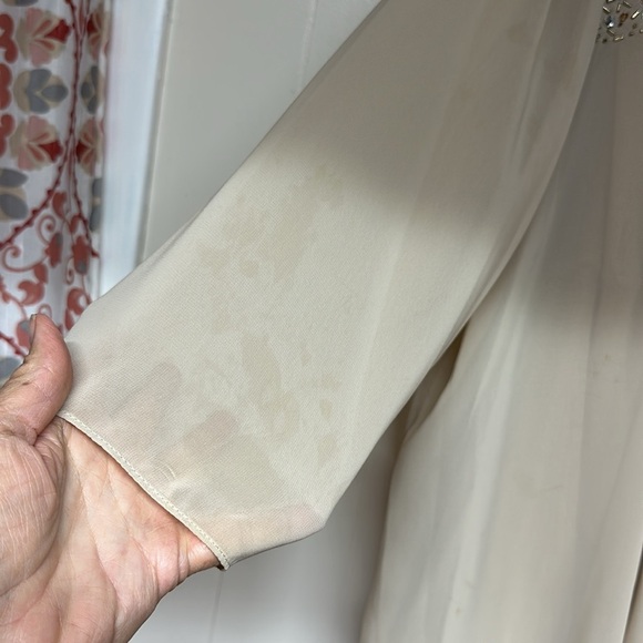 S.L. Fashions from Nordstrom Embellished Tiered Dress with Jacket sz14w - Picture 4 of 13